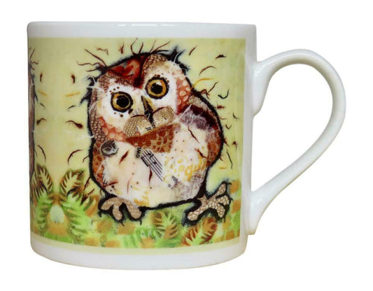 Frazzled' Owl China Mug