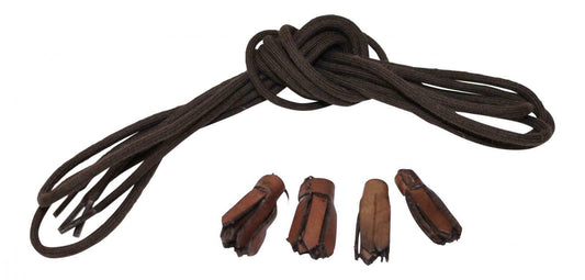 Brown Ghillie Brogue Laces and Tassels