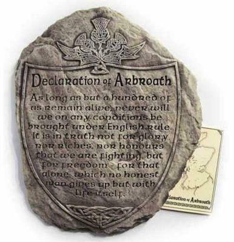 Declaration of Arbroath Scottish Wall Plaque