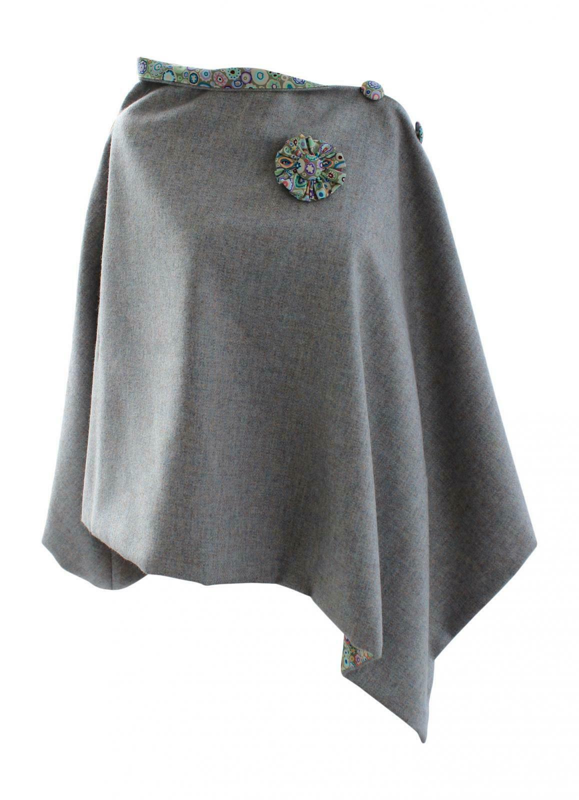 Grey Pebble Poncho