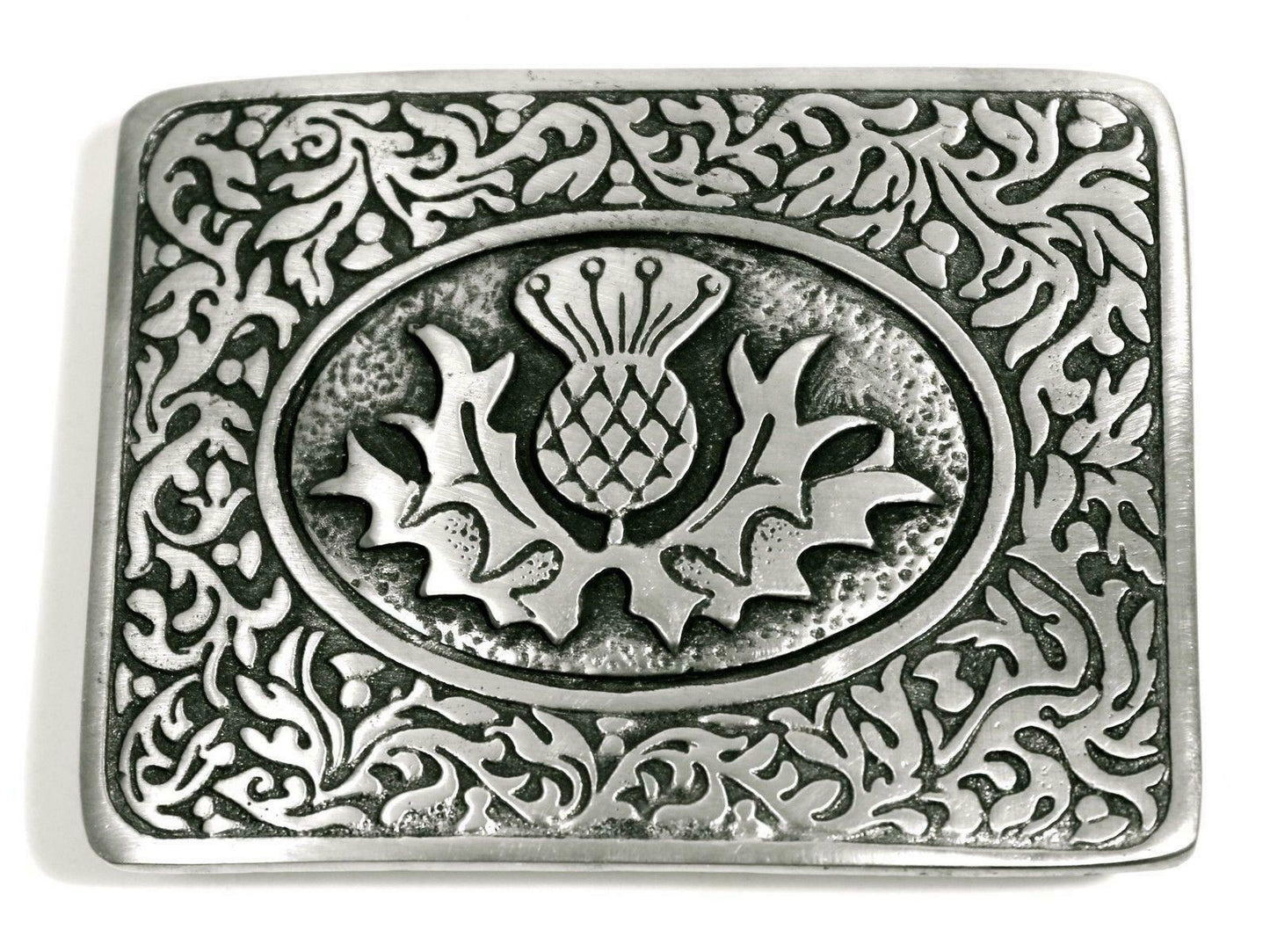 Celtic Thistle Kilt Buckle