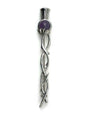 Twisted Thistle Kilt Pin with Choice of Stone