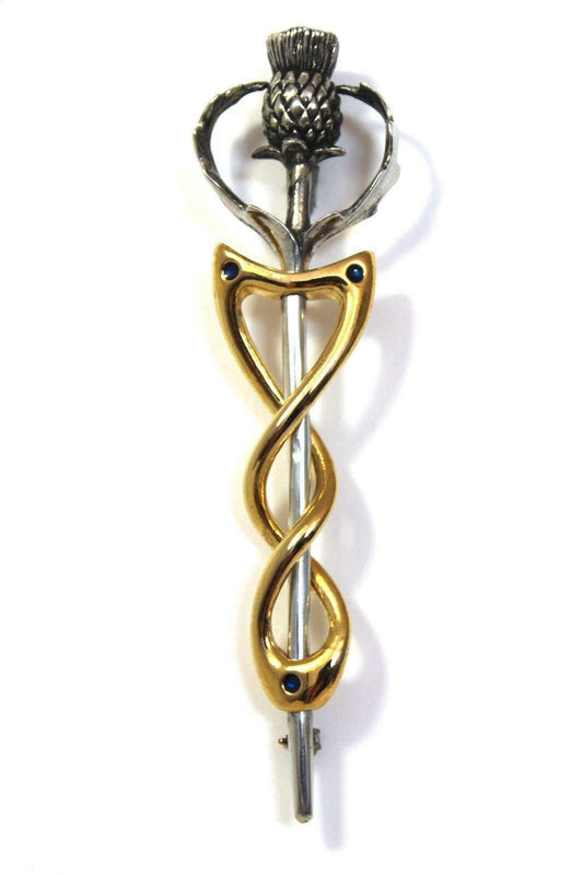 Thistle Celtic Knot Kilt Pin