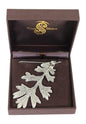 Silver Plated Oak Leaf Necklace