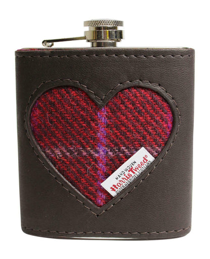 Brown Leather Hip flask