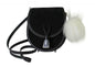 Black Leather Sporran Handbag