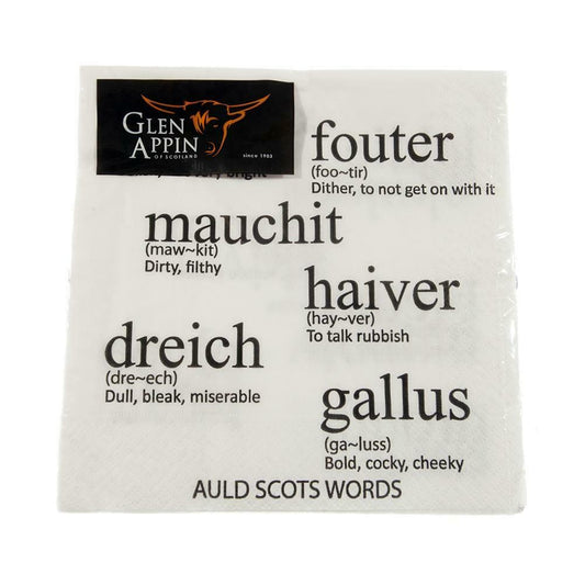 Auld Scots Words Paper Napkins
