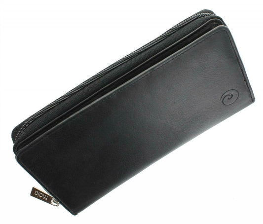 Tall Leather Purse