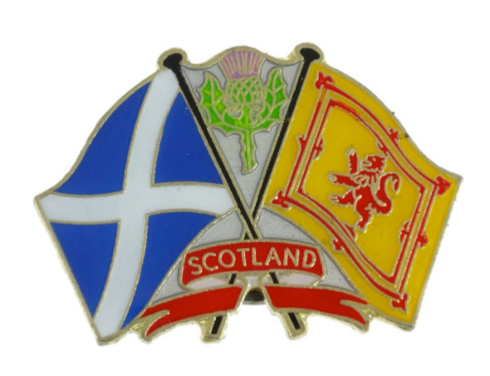 Lion Rampant Pin Badge