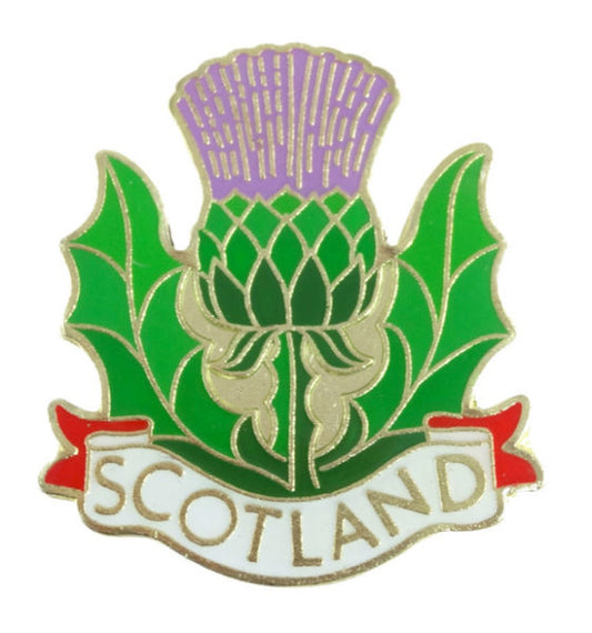 Thistle Pin Badge