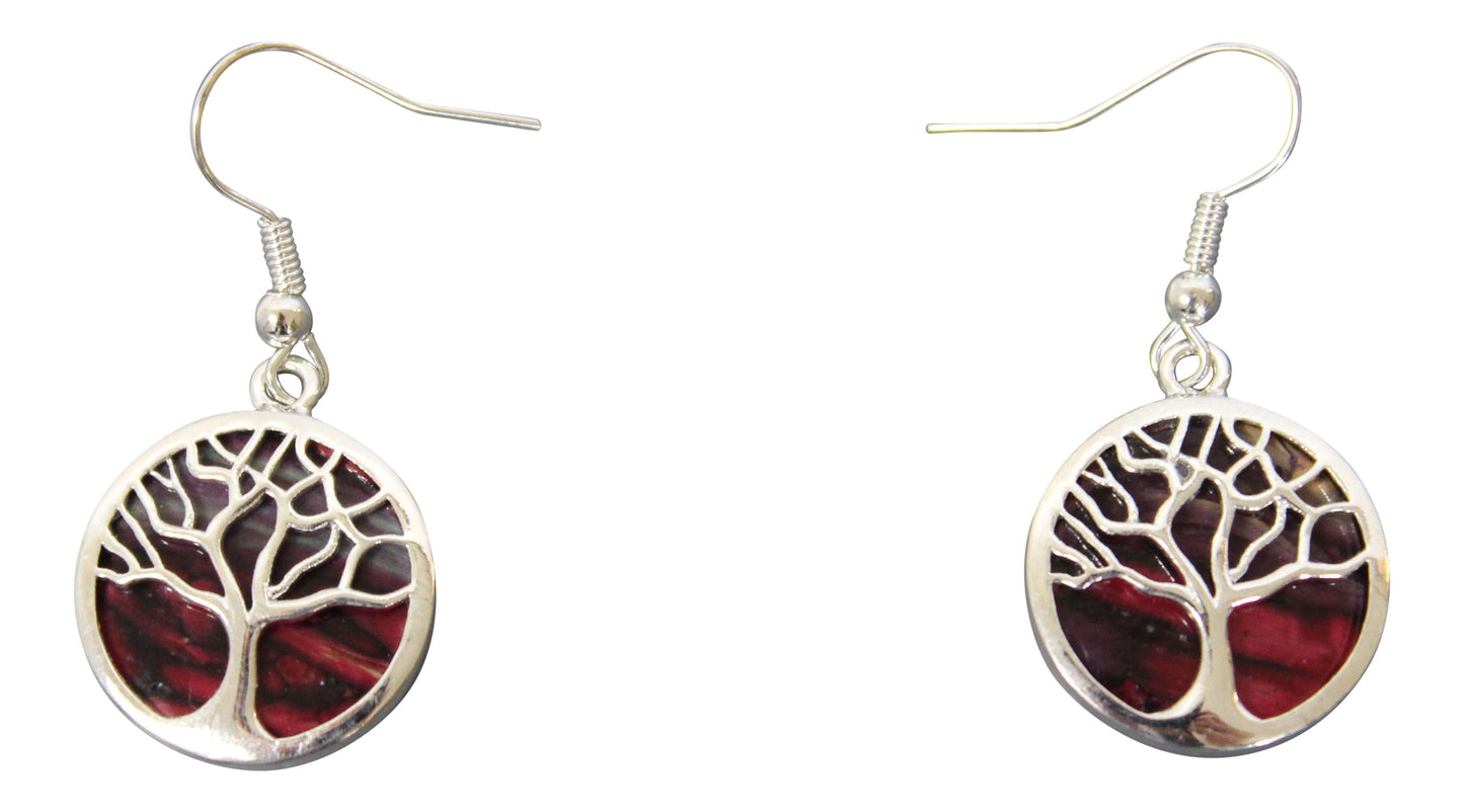 Heathergems Tree of Life Drop Earrings