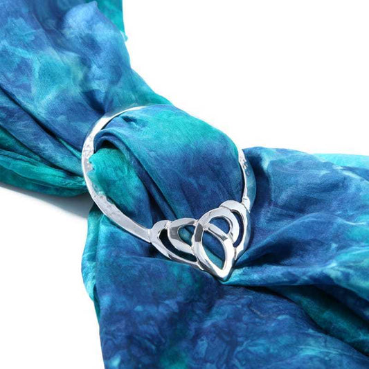 Celtic Heart Scarf Ring