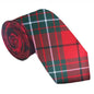 Tartan Neck Tie - Cumming Red Modern