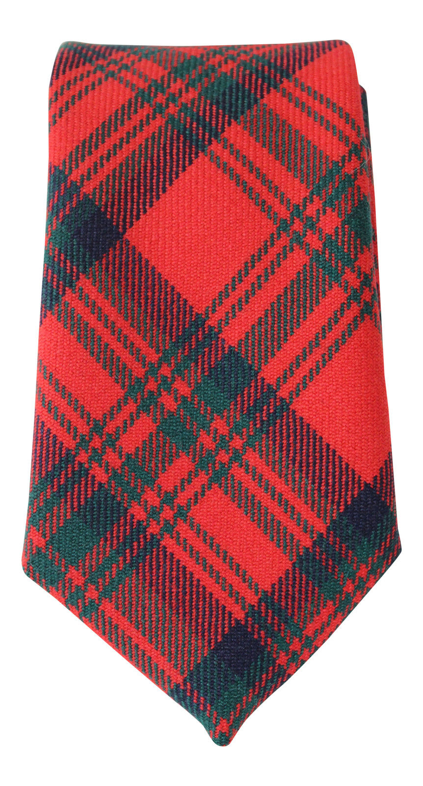 Tartan Neck Tie - Mathieson Red Modern