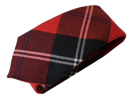 Tartan Neck Tie - Ramsay Modern Red