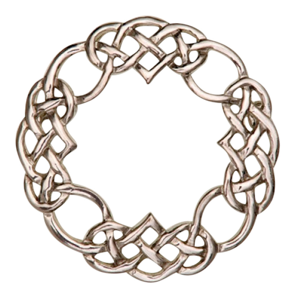 Glenochil Interlace Plaid Brooch