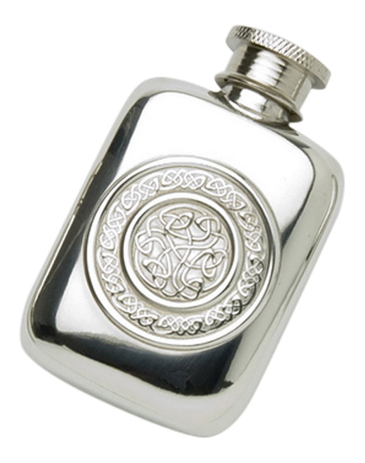 1.5oz Celtic Interlace Hip Flask