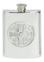 Square Celtic Cross Hip Flask