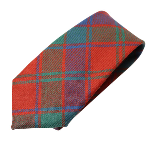 Tartan Neck Tie - Robertson Red Ancient