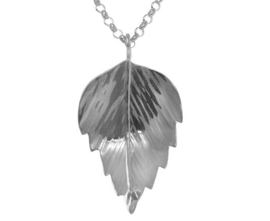 Birch Tree Leaf Necklace