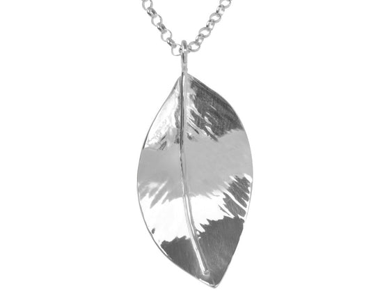 Wild Apple Tree Leaf Necklace