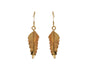 Vermeil Rowan Leaf Earrings