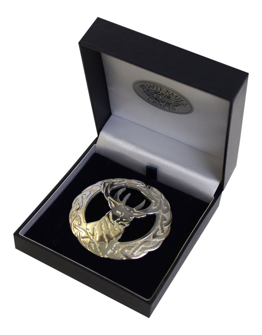 Highland Stag Brooch