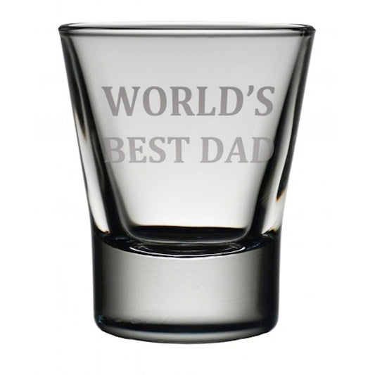 World's Best Dad' Shot Glass