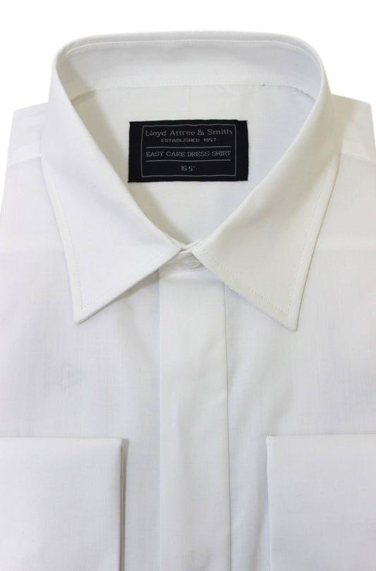 White Regular Fit Formal Dress Shirt