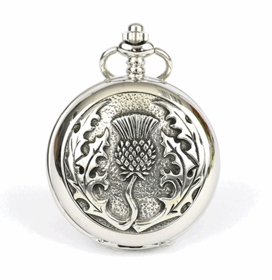 Antique Thistle Mechanical Pocket Watch