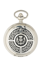 Celtic Knot & Thistle Quartz Pocket Watch