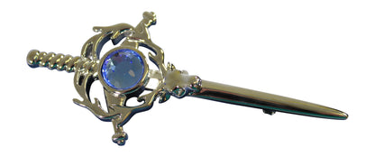 Stag Kilt Pin - Various Stones Available