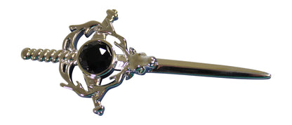 Stag Kilt Pin - Various Stones Available