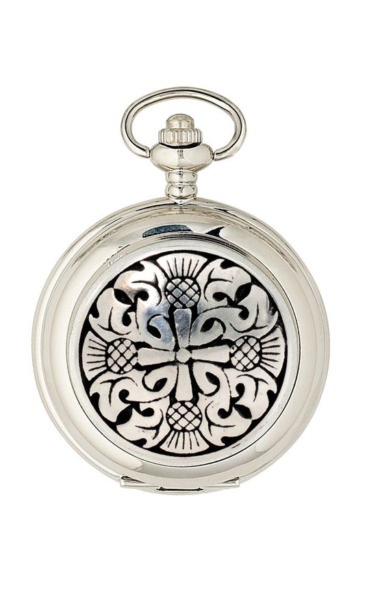 Four Thistle Quartz Pocket Watch