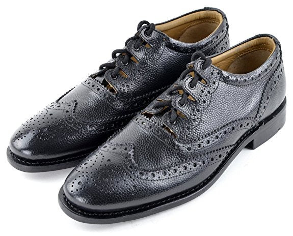 Grained Leather Good Year Welted Ghillie Brogue