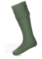 Lewis Cable Ancient Green Kilt Hose