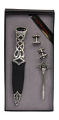 Tay 3 Piece Sgian Dubh, Cufflinks and Kilt Pin Gift Set