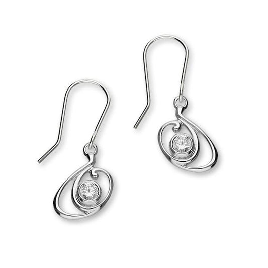 Retreat Sterling Silver Dangle Earrings