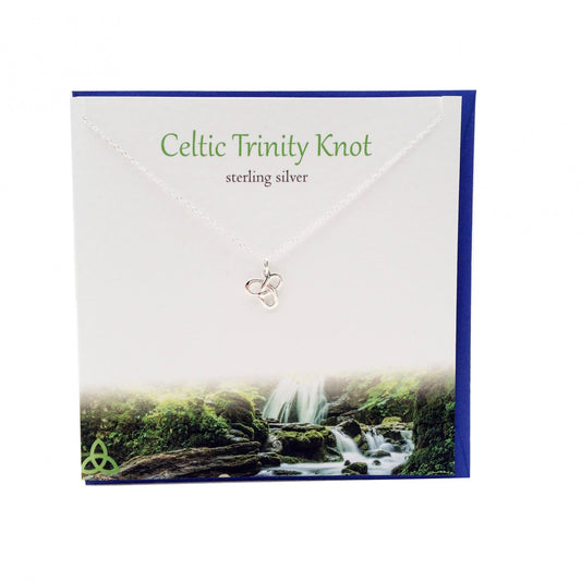 Celtic Trinity Knot Necklace Card & Gift Set