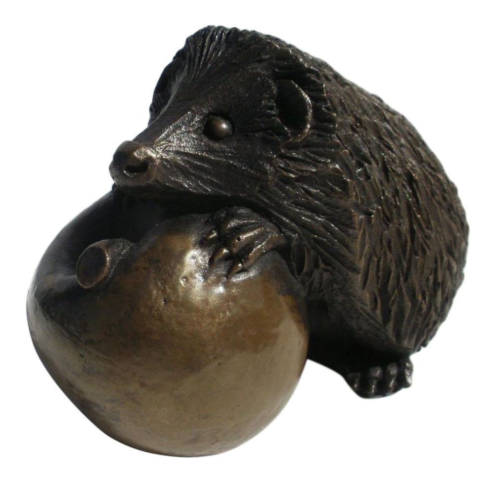 Bronze Large Hedgehog & Apple