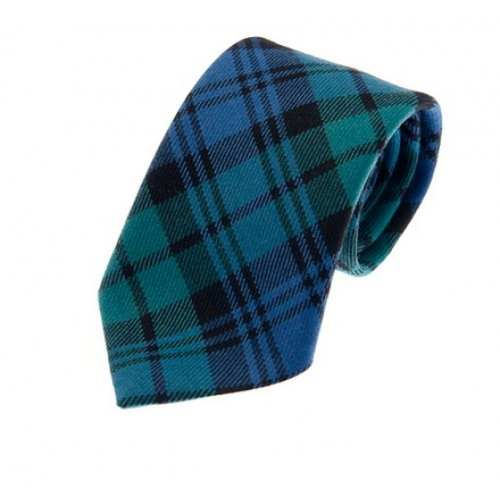 Tartan Neck Tie - Black Watch Ancient