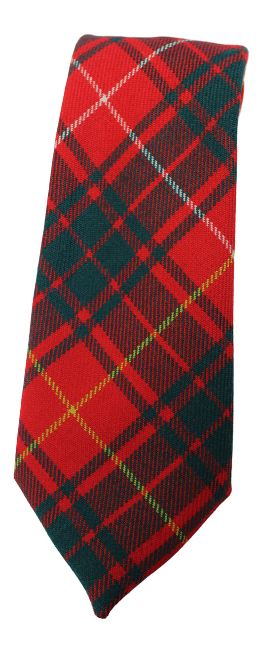 Tartan Neck Tie - Red Bruce Modern