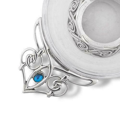 Celtic Blue Stone Quaich