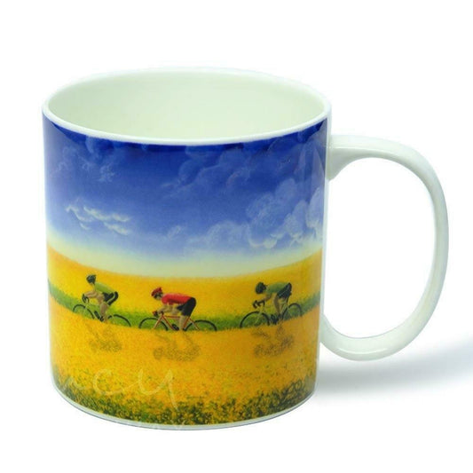 Golden Fields' Cycling China Mug