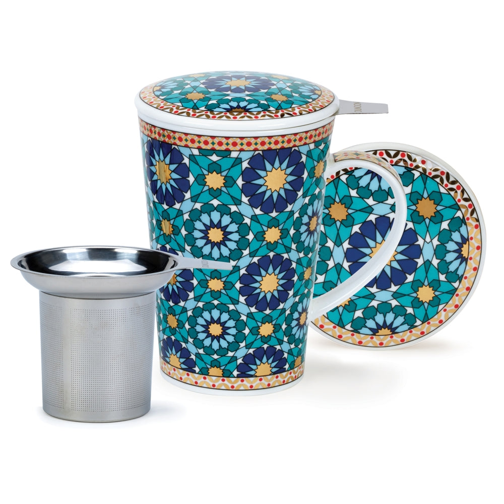 Blue Ishtar China Tea Infuser Mug