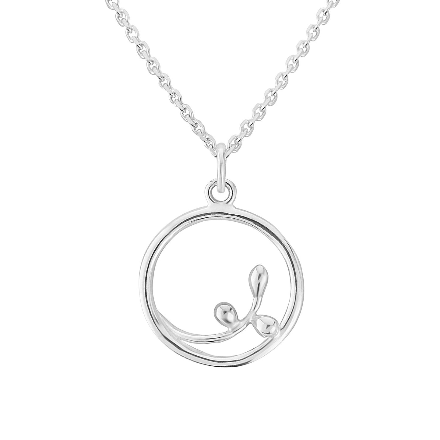 Willow Sterling Silver Medium Necklace