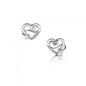 Love Heart Stud Earrings