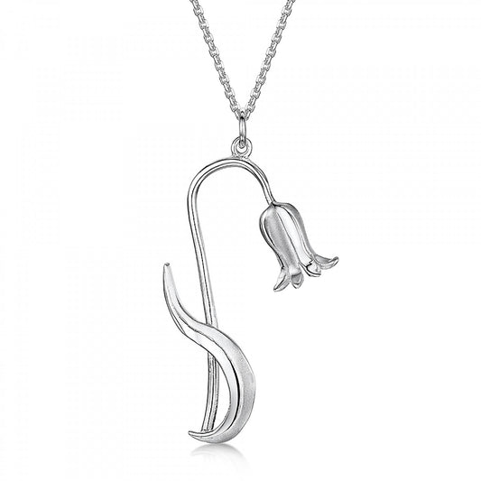 Bluebell Sterling Silver Large Necklace