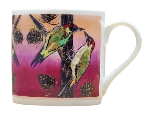 Knock Knock' Woodpecker China Mug