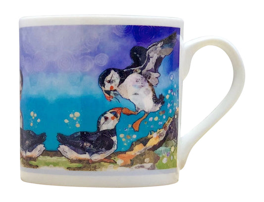 Love On The Rocks' Puffin China Mug